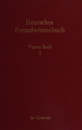 Deutsches Fremdwörterbuch Band 4 S
