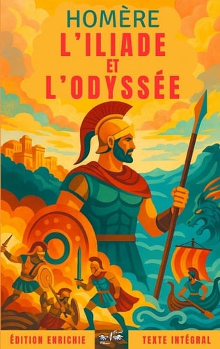 L’Iliade et L’Odyssée – Homère – Édition complète et enrichie: Avec préface, biographie, résumés et analyses, et documents d’archive