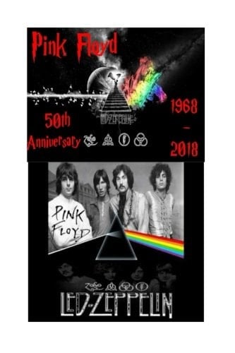 Led Zeppelin Vs Pink Floyd 50th Anniversary - 1968 : 2018