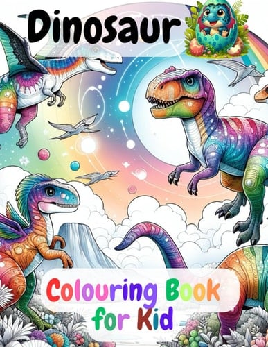 Dinosaur Coloring Book for Kid Fun, Adorable Illustrations of 50 Different Dinasours in Dino Family: Little Artists, Big Dinos: 50 Unique Illustrations for Young Dinosaur Enthusiasts