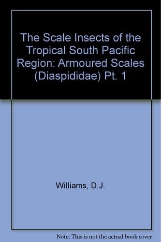 Scale Insects of the Tropical South Pacific Region Pt1 Cabi Ito