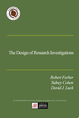 The Design of Research Investigations