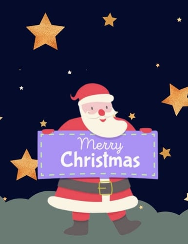 MERRY CHRISRMAS Note Book: Holiday Christmas Composition Notebook, Christmas Notebook Lined Journal,Christmas to do list Notebook, lined pages (8.5x11 inches / 21.5x27.94 cm)