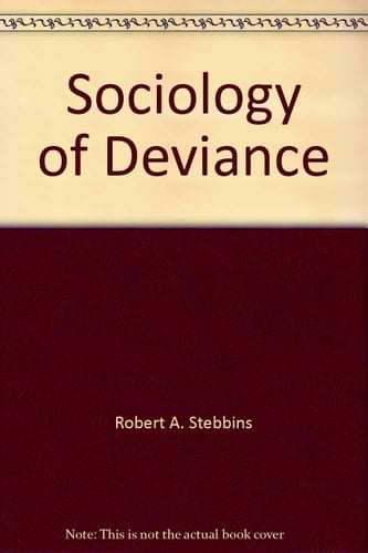 The Sociology of Deviance