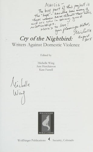 Cry of the Nightbird Writers Against Domestic Violence