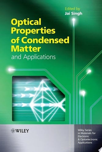 Optical Properties of Condensed Matter and Applications