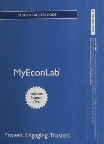 NEW Mylab Economics with Pearson EText -- Access Card -- for Macroeconomics