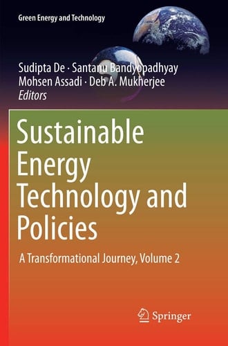 Sustainable Energy Technology and Policies A Transformational Journey, Volume 2
