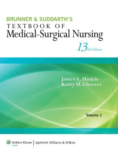 Brunner & Suddarth's Textbook of Medical-Surgical Nursing, 13th Ed. + Clinical Handbook + Lippincott Coursepoint + Focus on Nursing Pharmacology, 6th ... Atlas of Medication Administration, 4th Ed.