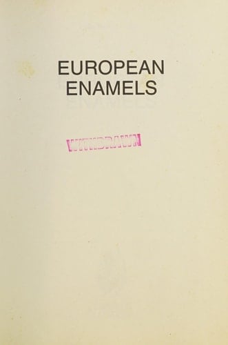 European Enamels