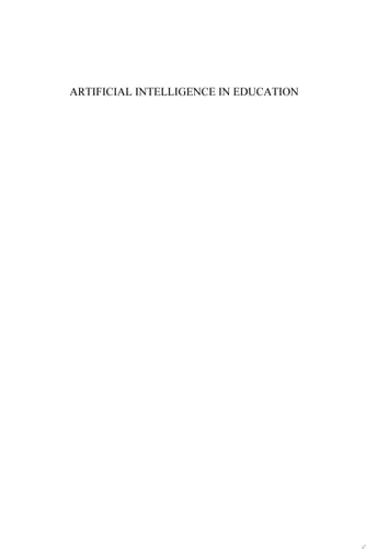 Artificial Intelligence in Education