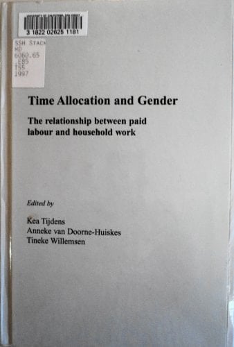 Time Allocation and Gender The Relationship Between Paid Labour and Household Work