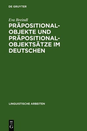 PR Positionalobjekte Und PR Positionalobjekts Tze Im Deutschen (Linguistische Arbeiten) (German Edition)