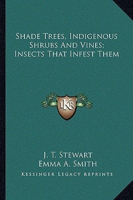 Shade Trees, Indigenous Shrubs And Vines; Insects That Infest Them