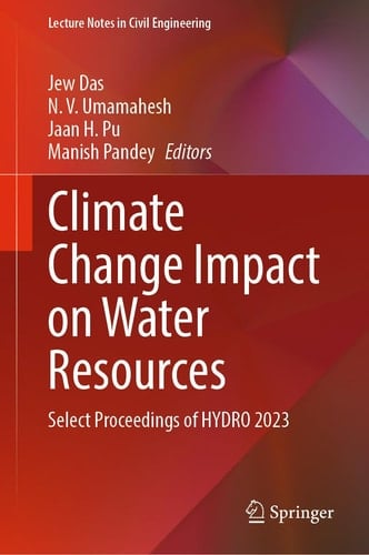 Climate Change Impact on Water Resources Select Proceedings of HYDRO 2023