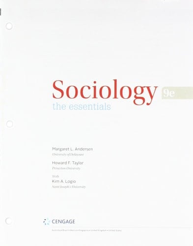 Sociology + Mindtap Sociology, 1 Term 6 Months Access Card, Enhanced The Essentials