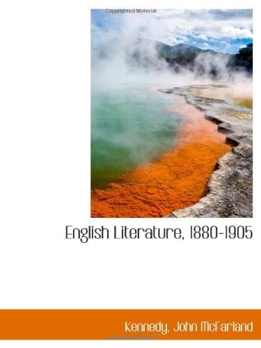 English Literature, 1880-1905
