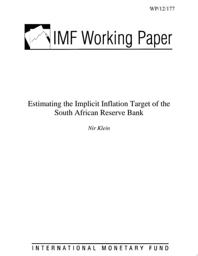 Estimating the Implicit Inflation Target of the South African Reserve Bank