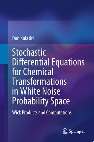 Stochastic Differential Equations for Chemical Transformations in White Noise Probability Space