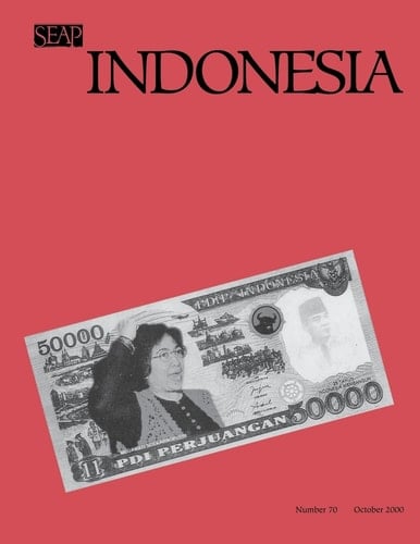 Indonesia Journal October 2000