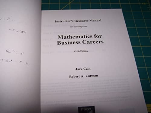 Mathematics for Business Careers