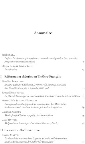 La musique de scène dans le théâtre parlé, des Lumières au romantisme
