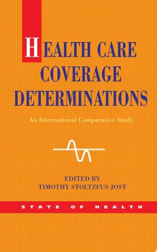EBOOK: Health Care Coverage Determinations: An International Comparative Study