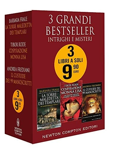 3 grandi bestseller. Intrighi e misteri: La torre maledetta dei templari-Cospirazione Monna Lisa-Il custode dei 99 manoscritti