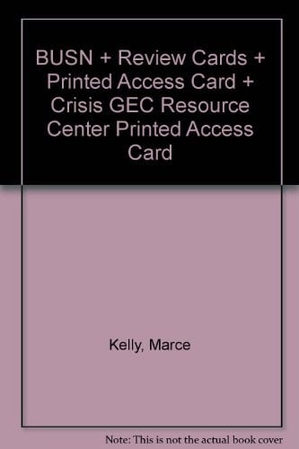Busn + Review Cards + Printed Access Card + Crisis Gec Resource Center Printed Access Card