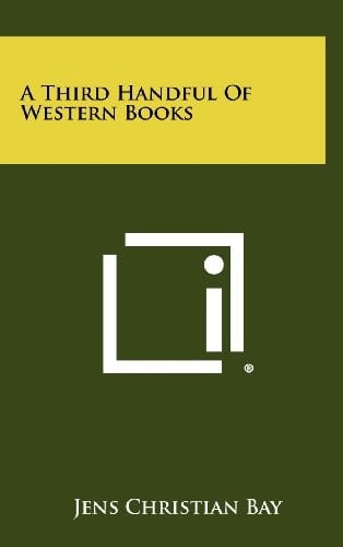 A Third Handful of Western Books