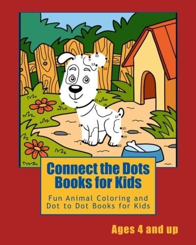 Connect the Dots Books for Kids Fun Animal Coloring and Dot to Dot Books for Kids Ages 4-8