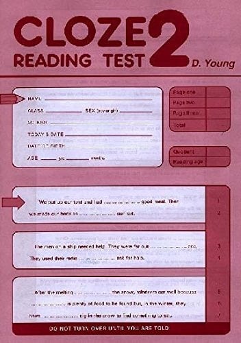 Cloze Reading Test 2 (Cloze Reading Tests)