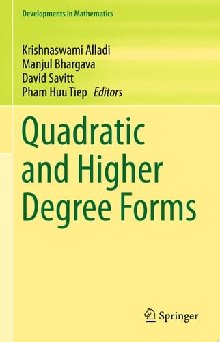 Quadratic and Higher Degree Forms