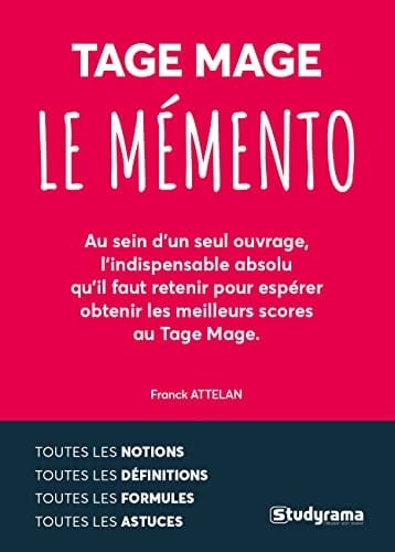 TAGE-MAGE, le mémento