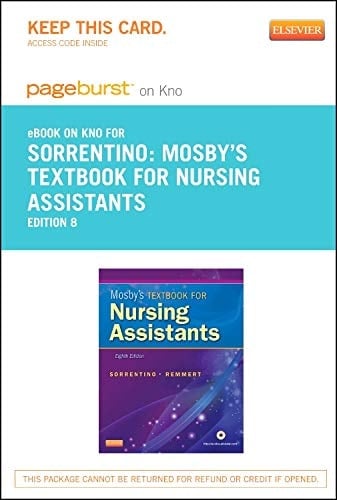 Mosby's Textbook for Nursing Assistants - Soft Cover Version - Elsevier eBook on Intel Education Study (Retail Access Card)