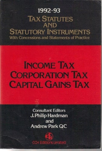 Income Tax, Corporation Tax, Capital Gains Tax