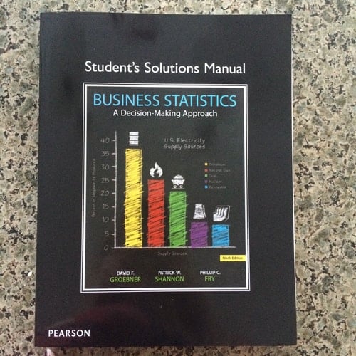 Student Solutions Manual for Business Statistics