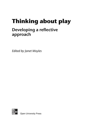 Thinking about Play
