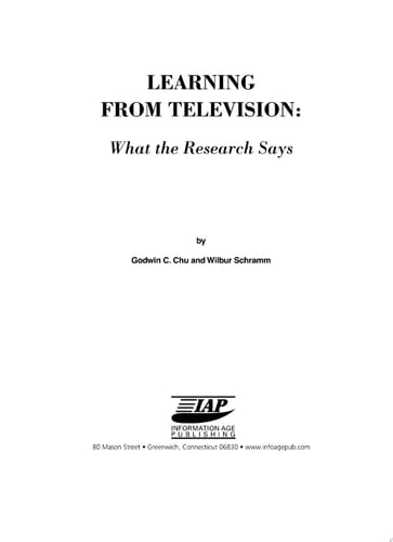 Learning from Television