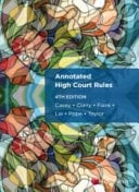 Annotated High Court Rules