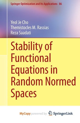 Stability of Functional Equations in Random Normed Spaces