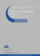 Proceedings of First Joint International Pre-Olympic Conference of Sports Science and Sports Engineering: Statistics and management in sports