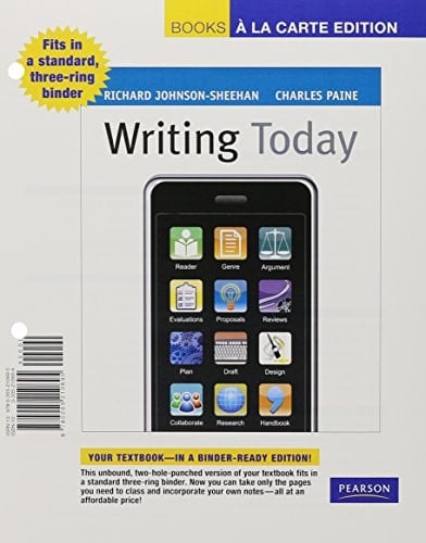 Writing Today, Books a la Carte Plus MyCompLab