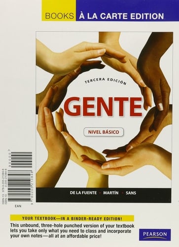 Gente: Nivel Basico: Books a La Carte Edition