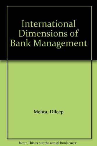 International Dimensions of Bank Management