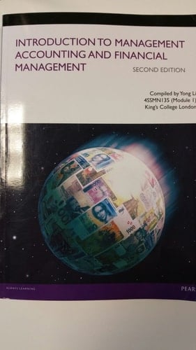Introduction to Management Accounting and Financial Management