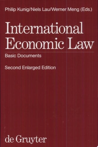 International Economic Law Basic Documents