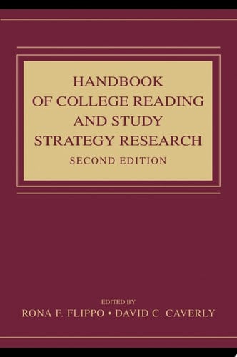 Handbook of College Reading and Study Strategy Research