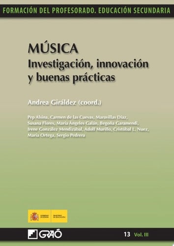 Música. Investigación, innovación y buenas prácticas