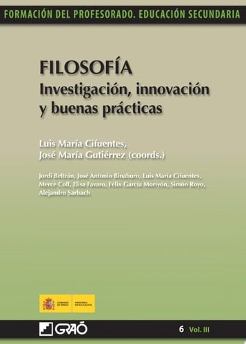 Filosofía. Investigación, innovación y buenas prácticas